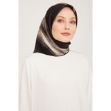 Armine Armine Ipek Eşarp 9021D (Sura) (Nostalji)-10, Siyah