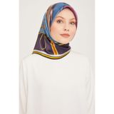 Armine Armine Ipek Eşarp 9046D (Sura) (Nostalji)-35, Mor