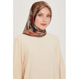 Armine Armine Ipek Eşarp 9240D (Twill)-06, Kahverengi