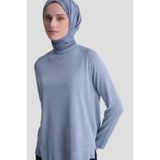Armine Basic Rayon Tunik Bebe Mavi