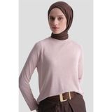 Armine Basic Rayon Tunik Pudra
