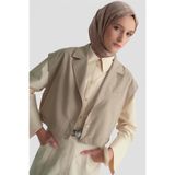 Armine Beli Ayarlanabilir Yelek 25K4804 Vizon