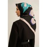 Armine Çiçek Desenli İpek Eşarp, Tek Ebat, SYR45703, Çok Renkli, kadın