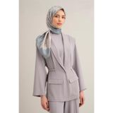 Armine Çiçek Desenli İpek Eşarp, Tek Ebat, ZMR 003082, Çok Renkli, kadın
