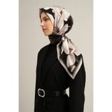 Armine Çiçek Desenli Saf İpek Sura Eşarp 9305D 85