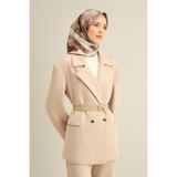 Armine Çiçek Desenli Saf İpek Sura Eşarp 9310D 86