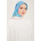 Armine Çiçek Desenli Twill İpek Eşarp 24Ya9115 31 83