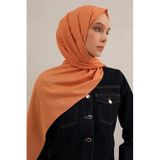 Armine Damla Desen Bambu Cotton Şal 72, Turuncu