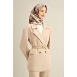 Armine Desenli Saf Ipek Sura Eşarp 9310-85, Bordo