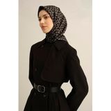 Armine Desenli Saf Ipek Sura Eşarp 9321-58, Bej