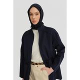 Armine Dikiş Efektli Kap 25Y7808 Lacivert - 44