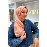 Armine Düz Renk, Pamuklu Seher Şal - 24031 - Pembe