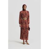 Armine Elbise 25K9030 Bordo - 40