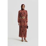 Armine Elbise 25K9030 Bordo