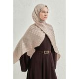 Armine Elegance İpek Pamuk Dama Şal 07