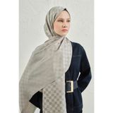 Armine Elegance İpek Pamuk Dama Şal 22