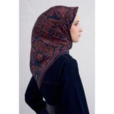 Armine Etnik Desen İpek Eşarp, Tek Ebat, E25KA9421D02 88, Çok Renkli, kadın