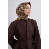 Armine Etnik Desen Saf İpek Twill Eşarp 9416D 32