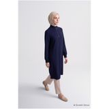 Armine Fermuar Detaylı Basic Tunik Lacivert