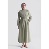 Armine Fitted Elbise Su Yeşili - 44