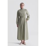 Armine Fitted Elbise Su Yeşili