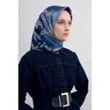 Armine Geometrik Desenli İpek Eşarp, E25KA9427D02