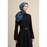 Armine Geometrik Desenli İpek Eşarp, Tek Ebat, SYR45208, Renkli, kadın