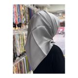 Armine Gri Sura ipek Eşarp 0010-25