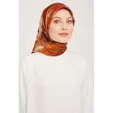 Armine - Ipek Eşarp 2023/2024 Sonbahar Kış Twill Ipek Eşarp 9015-07, Karişik