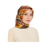 Armine Ipek Eşarp 2025 Kış - 9232-35 Füme Kahve Twill, Yeşil
