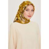 Armine Ipek Eşarp 2025 Kış - 9234-31 Yeşil Twill, Yeşil