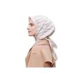 Armine Ipek Eşarp 2025 Yaz - 9351-80 Bej Twill, Bej