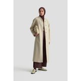 Armine Kaşe Manto 25K8603 Ekru - 40