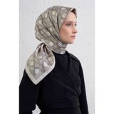 Armine Klasik Desenli İpek Eşarp, E25KA9410D02