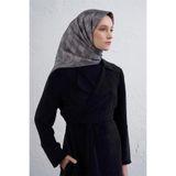 Armine Klasik Desenli Saf İpek Twill Eşarp 9410D 88