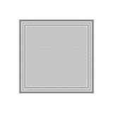Armine Klasik Desenli Saf İpek Twill Eşarp, Tek Ebat, E25YA9301D02, GRİ, kadın