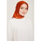 Armine Klasik Desenli Twill İpek Eşarp 24Ya9165 31 12