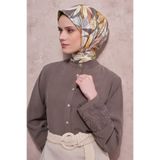 Armine Kolları Nakışlı Tunik Haki