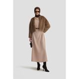 Armine Kolsuz Basic Elbise 24KH9926 Bej - 1