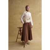Armine Korsajlı Etek Camel