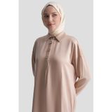Armine Kupra Mixli Triko Tunik 25K2006 Bej
