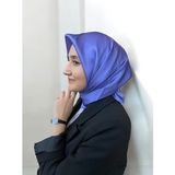 Armine Lila Düz Renk Sura İpek Eşarp 10D02-84