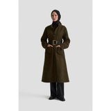Armine Melanjlı Örme Kap 25KD1123 Haki - 38