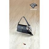 Armine Minimalist Siyah Omuz Çantası + Fular Hediyeli