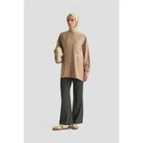 Armine Nakışlı Tunik 25KD9020 Bej