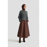 Armine Nervürlü Bluz 25KD1112 Antrasit - 38