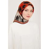 Armine Nostalji Serisi Sura Ipek Eşarp 9155-03Ns, Siyah