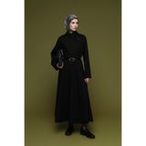 Armine Poplin Etek Siyah