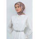 Armine Saf İpek Eşarp Çok Renkli 90x90, Tek Ebat, E26YA9512D01, Çok Renkli, kadın