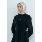 Armine Saf İpek Sura Eşarp Gri, Tek Ebat, E26YA9548D01, GRİ, kadın